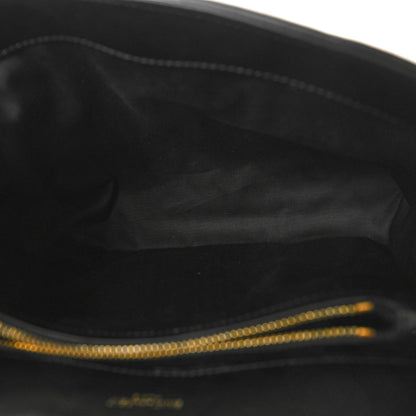 Saint Laurent Calfskin Y Quilted Monogram Medium Loulou Chain Satchel Black 5 of 10