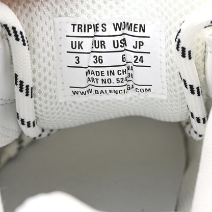 Balenciaga Fabric Mesh Womens Triple S Sneakers 36 White 8 of 8