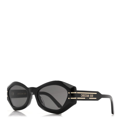 Christian Dior Acetate DiorSignature B1U Butterfly Sunglasses Black 1 of 7