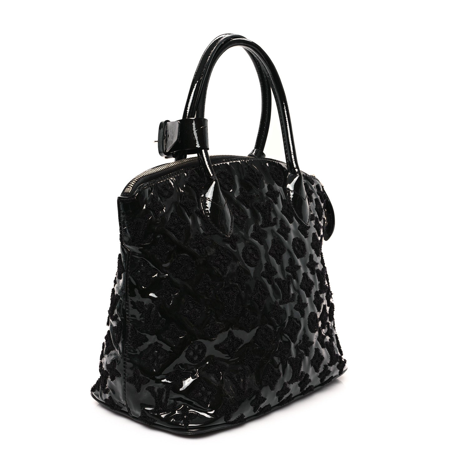 Louis Vuitton Patent Lambskin Fascination Lockit Black 3 of 12