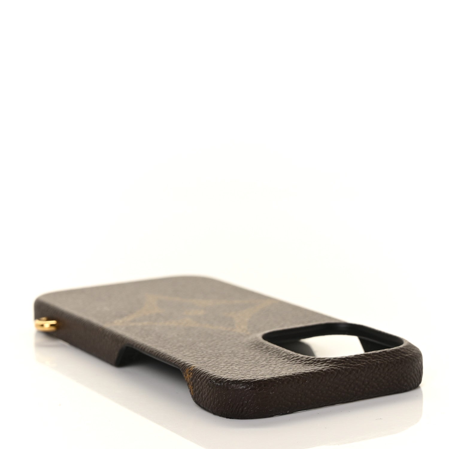Louis Vuitton Monogram Bumper On Strap iPhone 13 Black 2 of 8