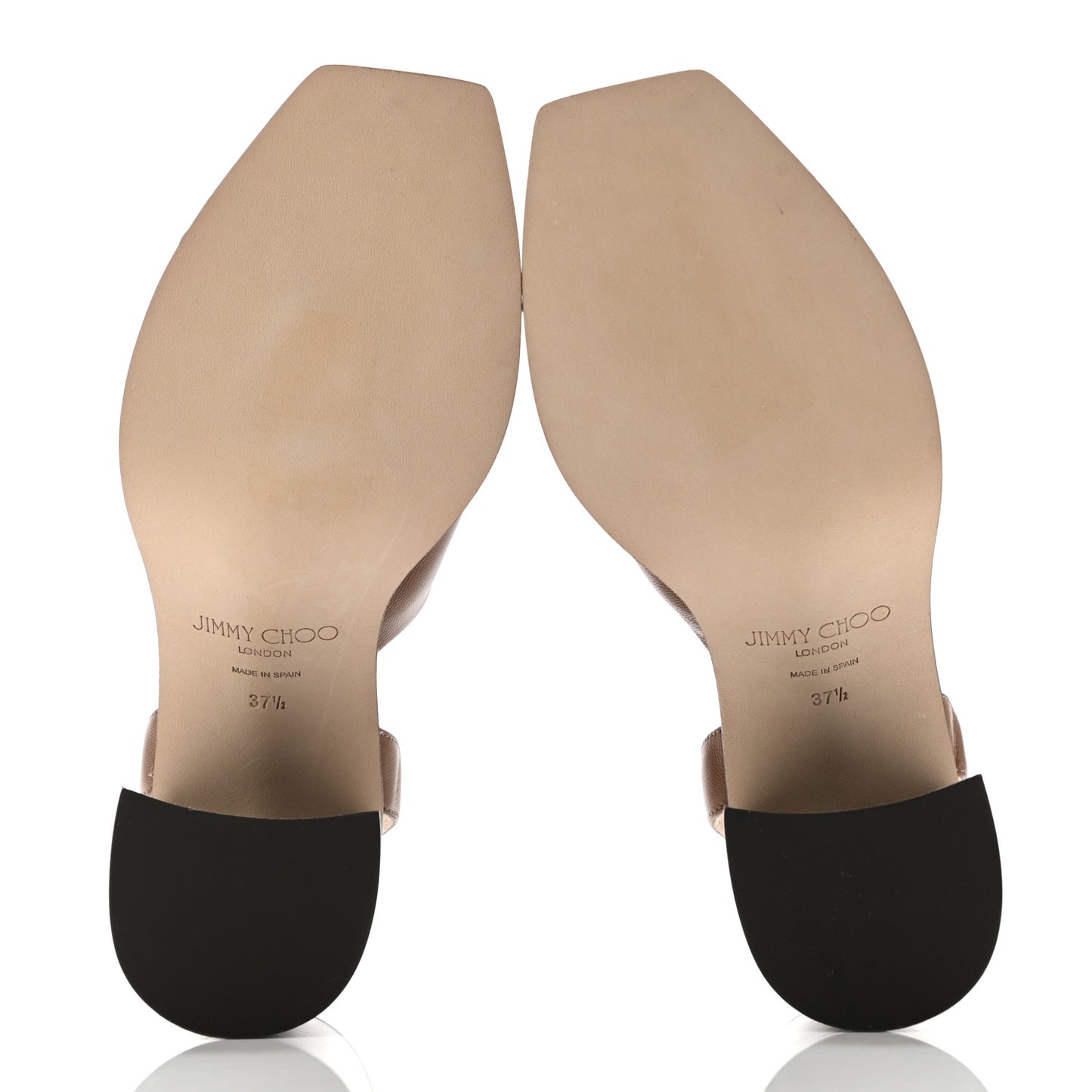 Calfskin Jasie 85 Sandals 37.5 Cuoio