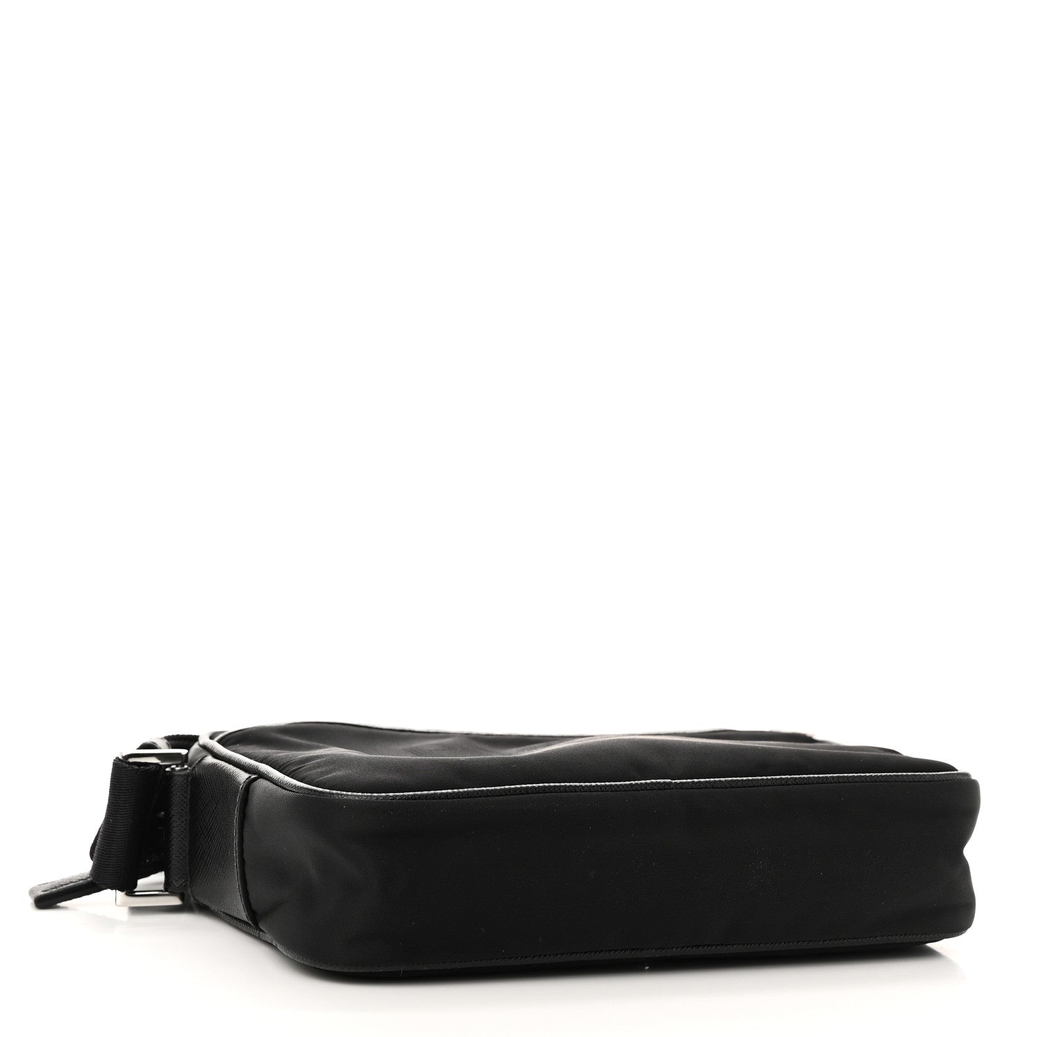 Prada Tessuto Nylon Saffiano Logo Camera Bag Black 4 of 11