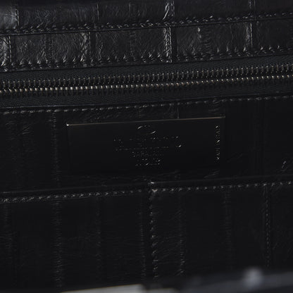 Valentino Garavani Eel Skin Medium Rockstud Tote Black 9 of 10