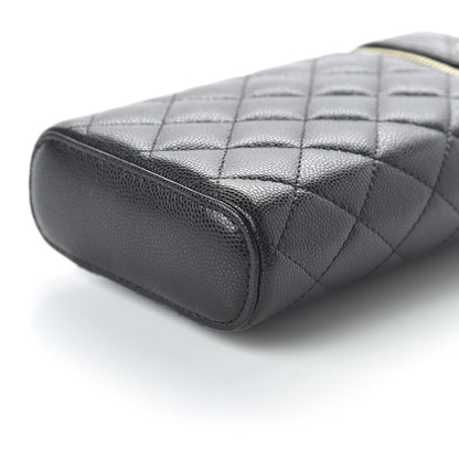 Chanel Caviar Quilted Phone Holder With Chain Black 7 of 11