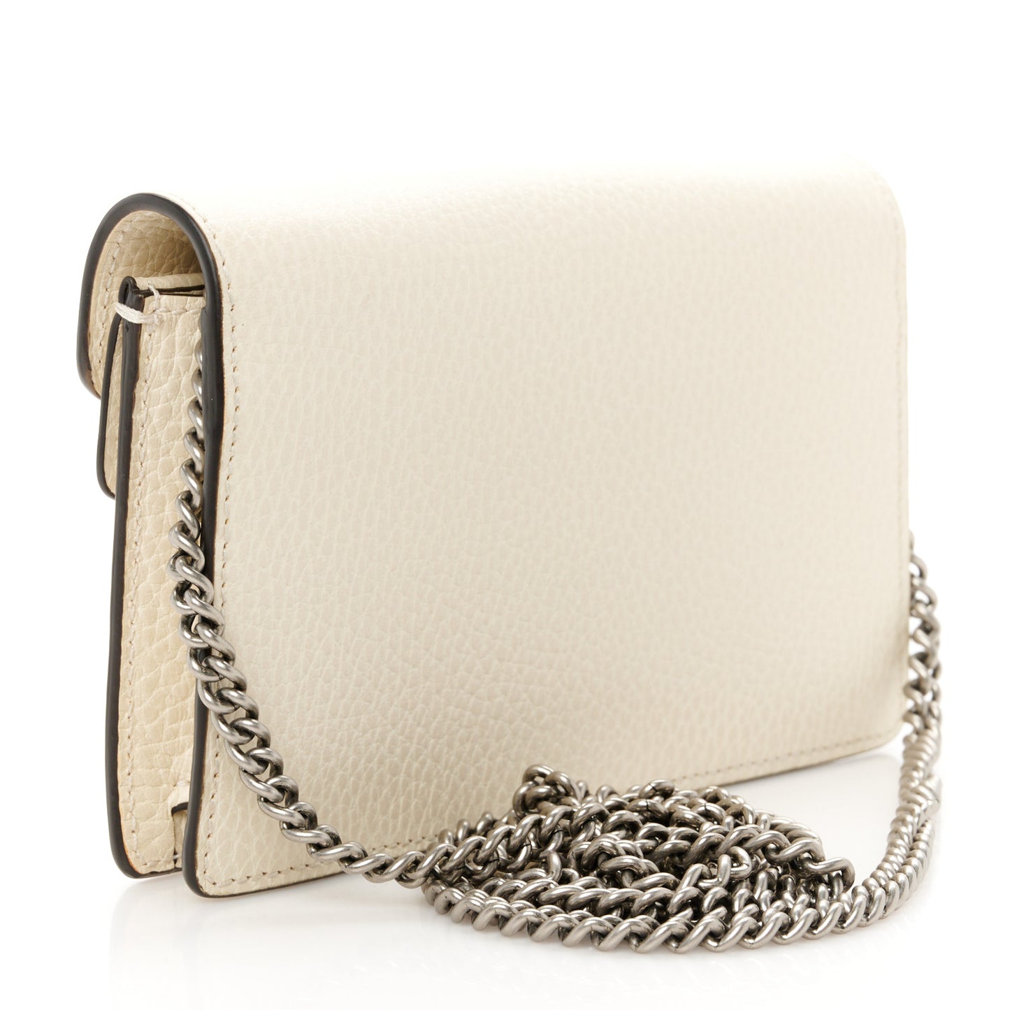 Dollar Calfskin Crystal Super Mini Dionysus Shoulder Bag Mystic White Black Diamond