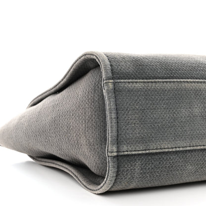Chanel Canvas Small Deauville Tote Grey 11 of 16