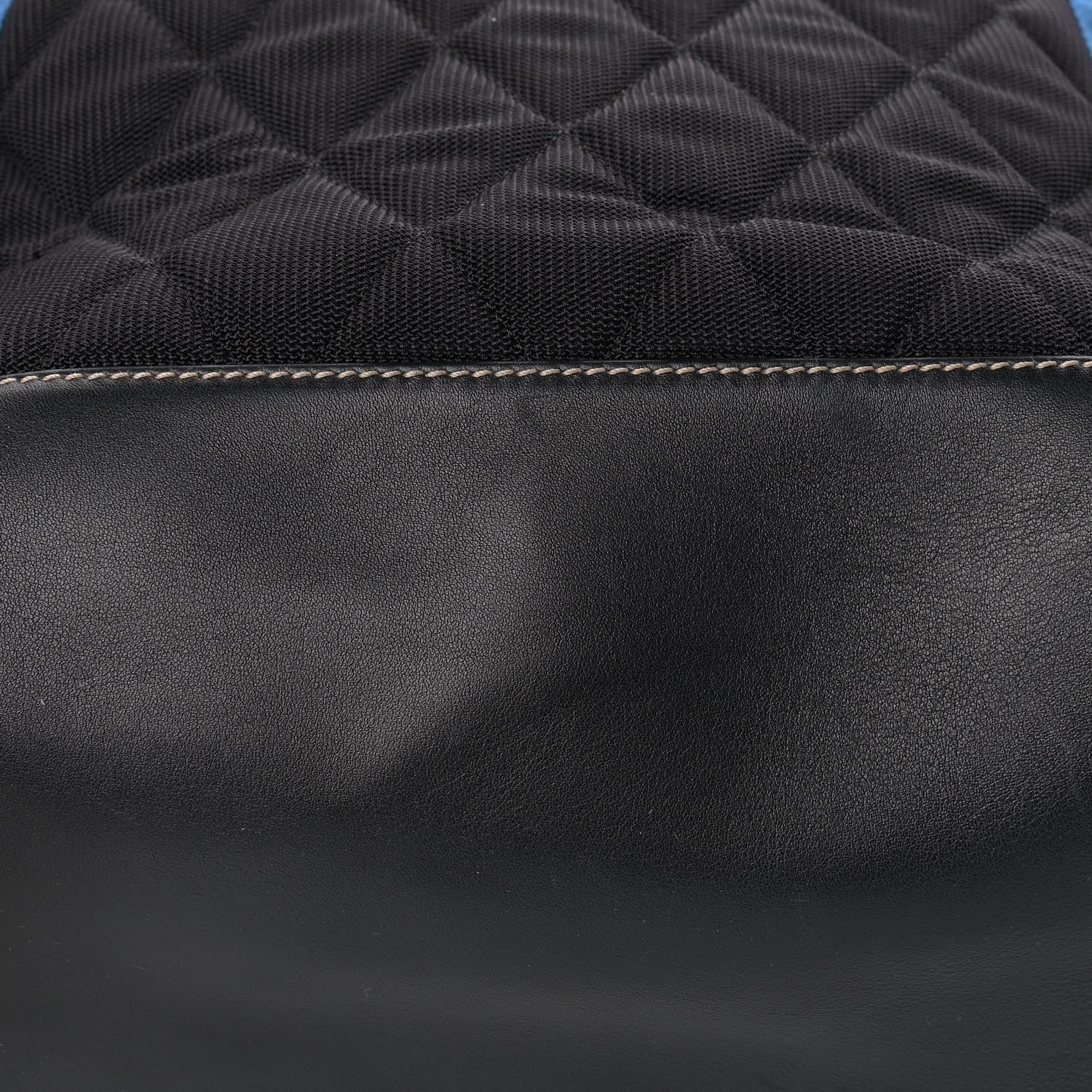 Burberry Nylon Logo Print Large Rucksack Backpack Bright Blue 14 of 14