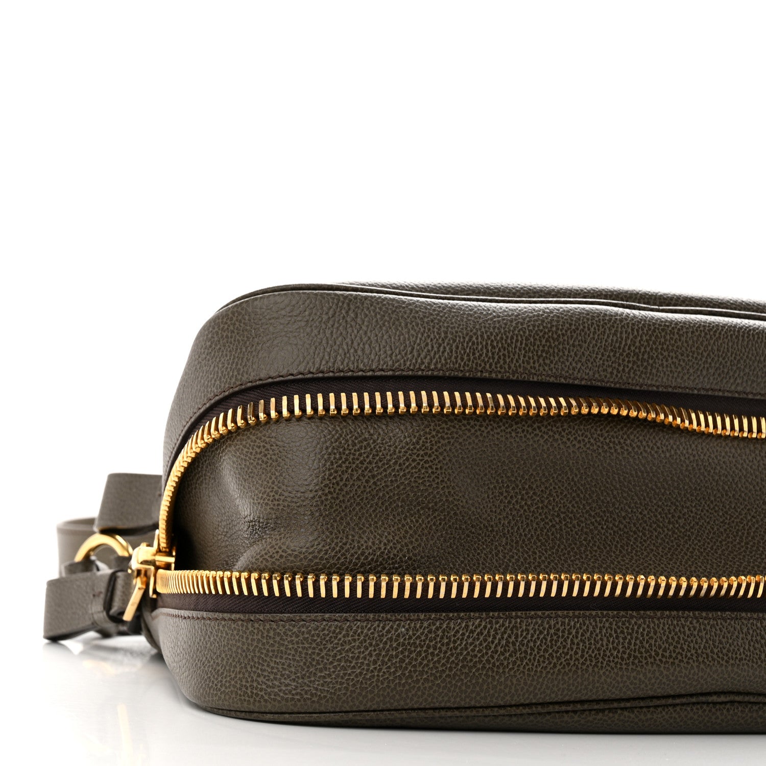 Tom Ford Pebbled Calfskin Medium Jennifer Green 10 of 12