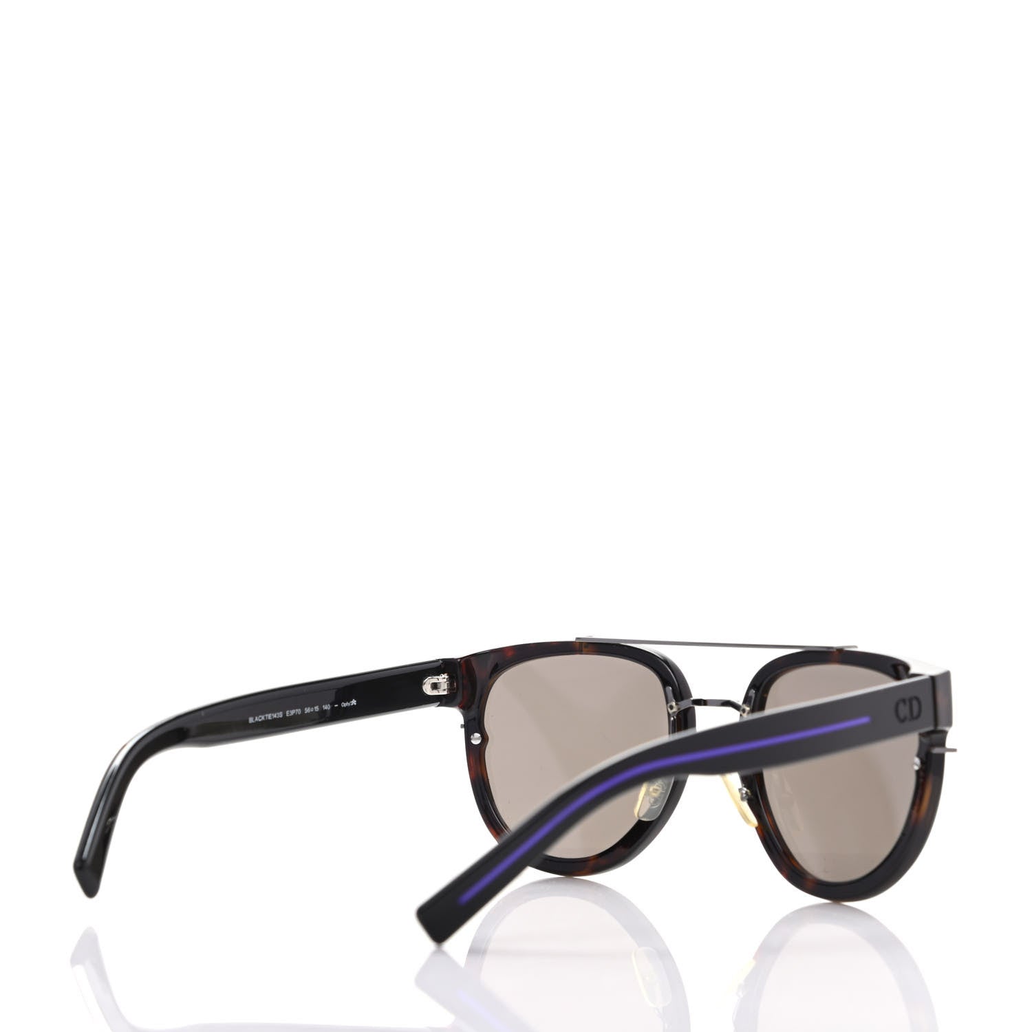 Christian Dior Black Tie 143S Sunglasses Black 4 of 6