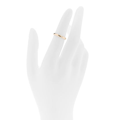 Cartier 18K Yellow Gold Diamond 2.6mm 1895 Wedding Band Ring 48 4.5 2 of 5