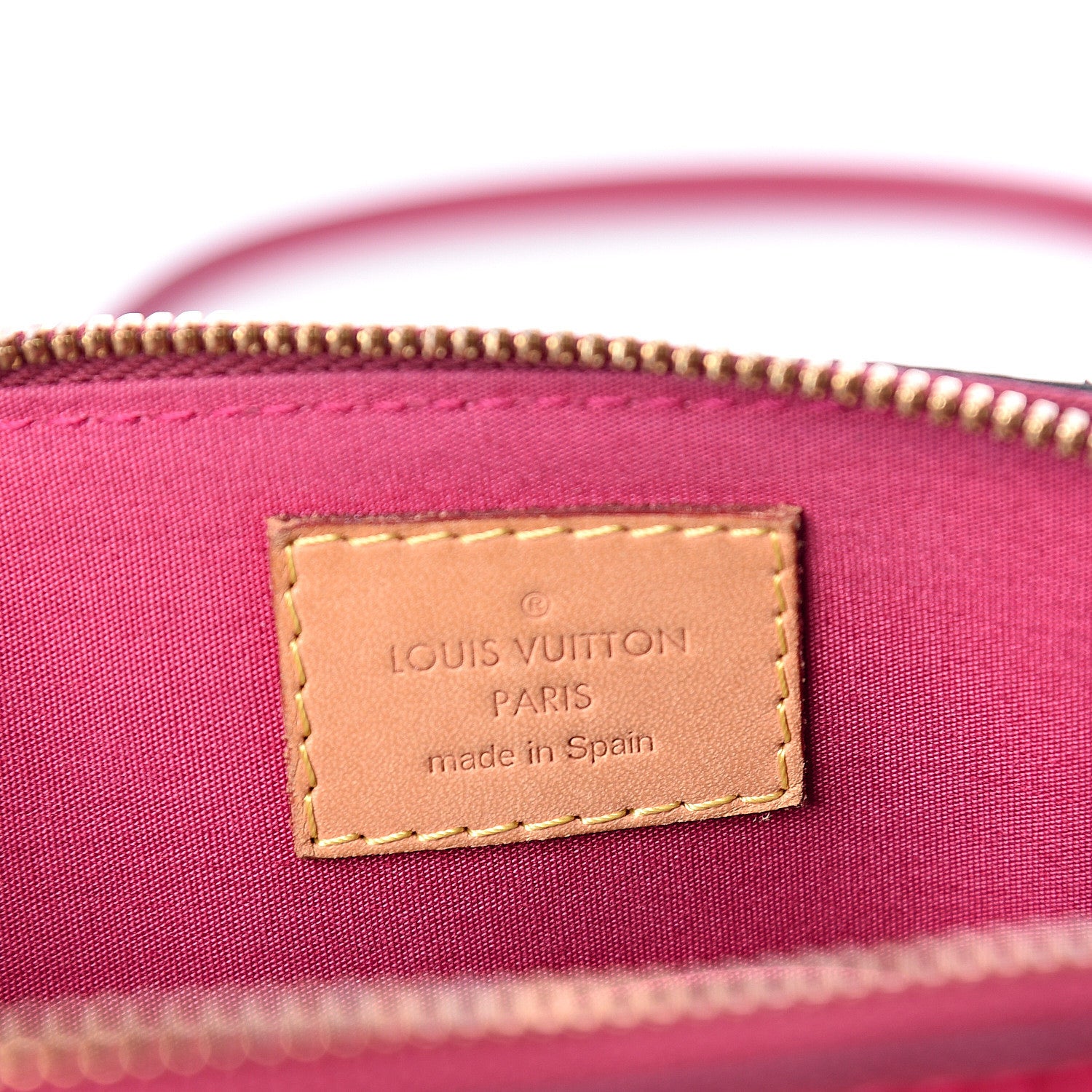 Louis Vuitton Vernis Alma BB Rose Indien 6 of 9