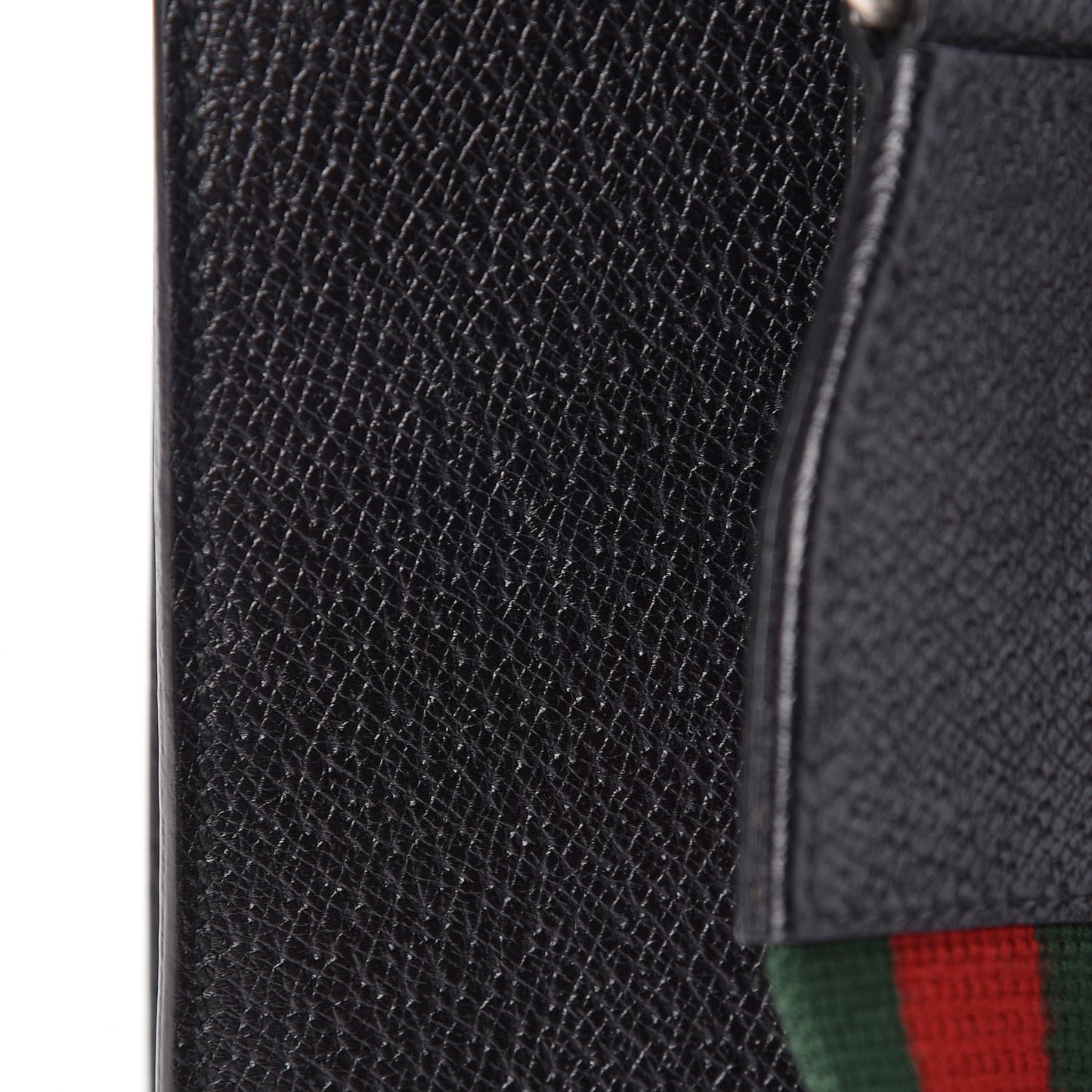 Calfskin Embroidered Tiger Messenger Bag Black