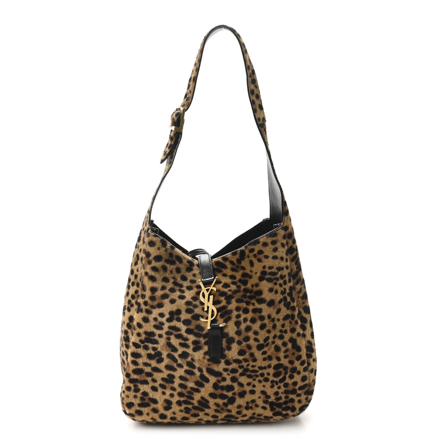 Pony Hair Calfskin Leopard Print Small Le 5 A 7 Soft Hobo