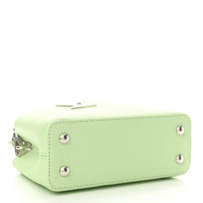 Louis Vuitton Taurillon Mini Capucines Spring Green 4 of 9