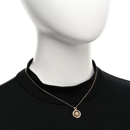 Harry Winston 18K Yellow Gold Diamond Winston Gates Pendant Necklace 2 of 6