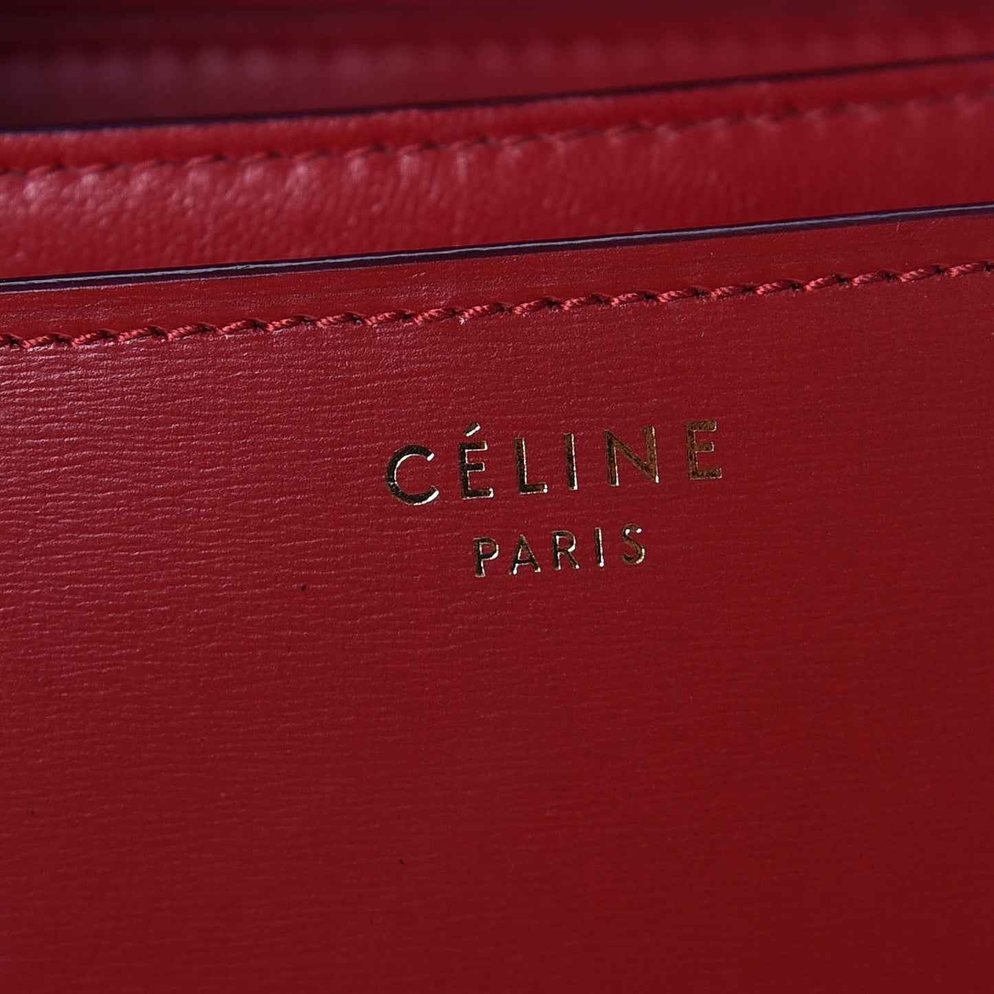 Box Calfskin Medium Classic Box Flap Bag Red