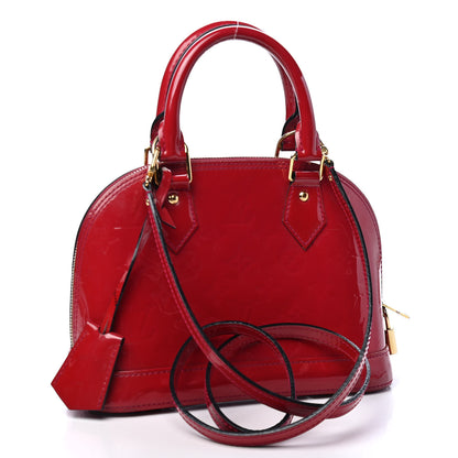 Louis Vuitton Vernis Alma BB Rose Indien 2 of 9