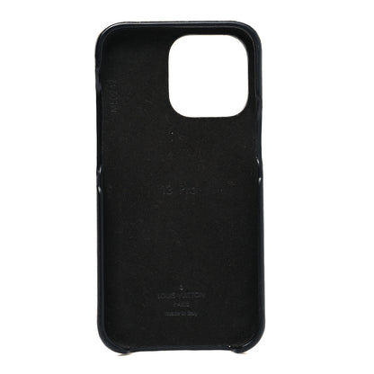 Louis Vuitton Lambskin Embossed Monogram Coussin iPhone 13 Pro Bumper Black 3 of 11