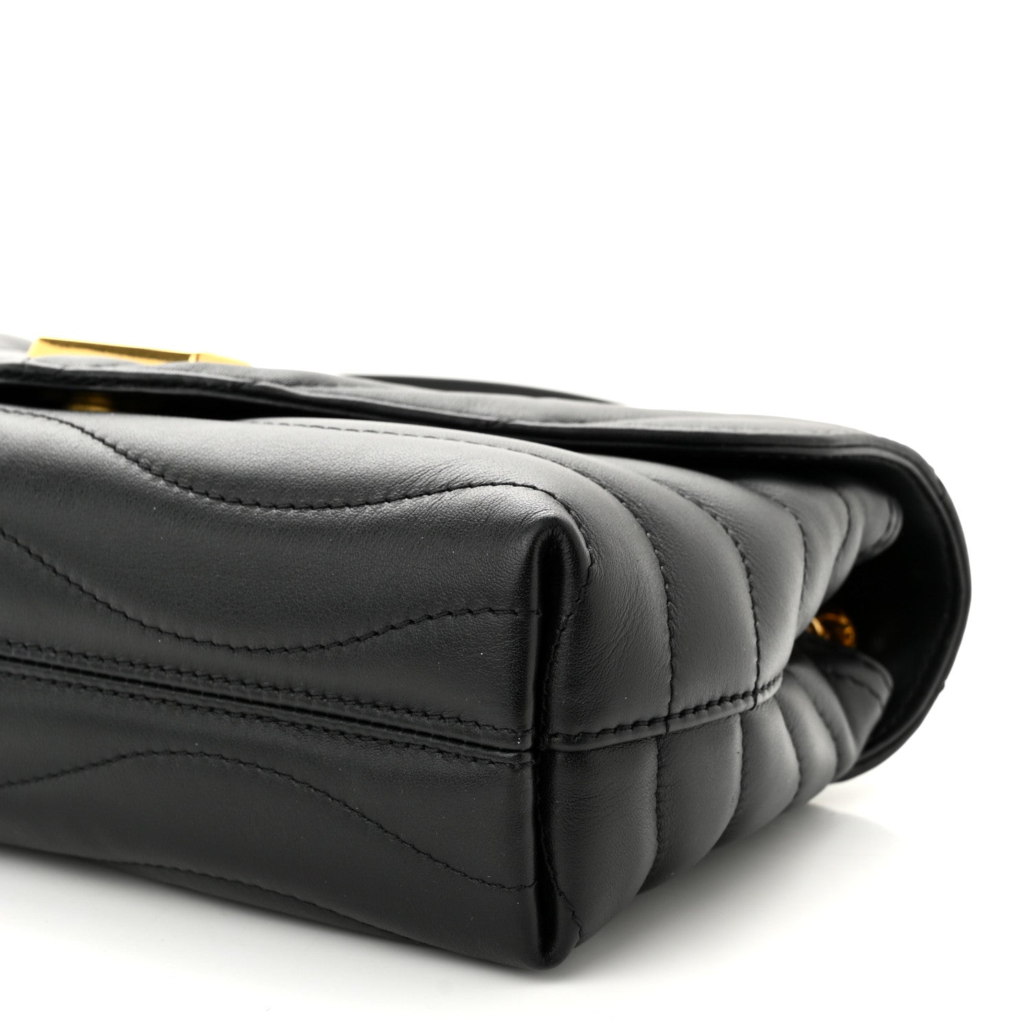 Louis Vuitton Calfskin LV New Wave Chain Bag Black 9 of 9