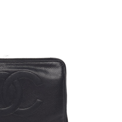 Chanel Caviar CC Timeless Large Zip Around Wallet Black 14 of 18