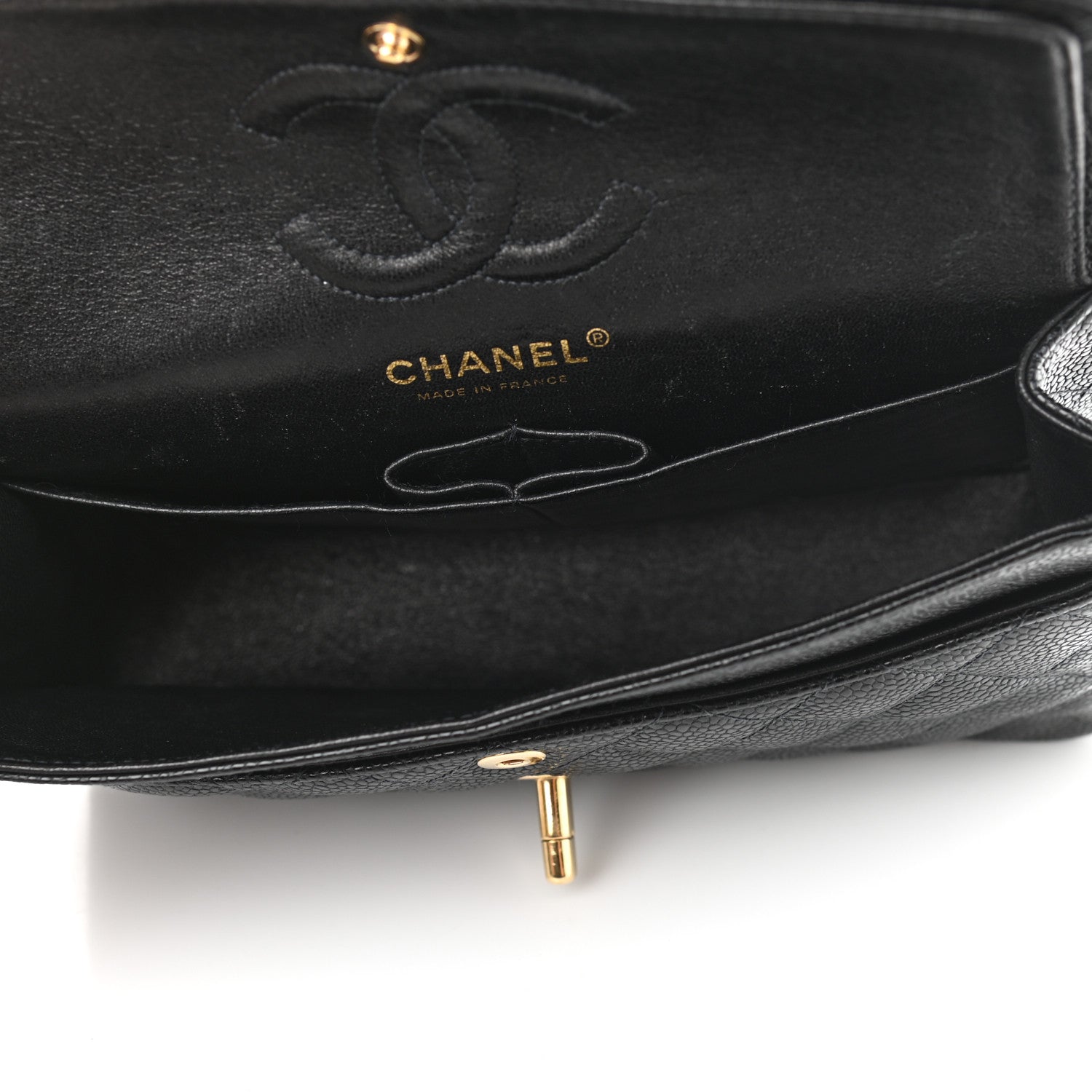 Chanel Caviar Quilted Small Double Flap Black 5 of 14