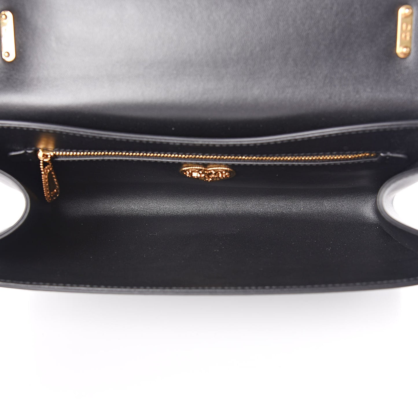 Calfskin Large Devotion Crossbody Bag Black