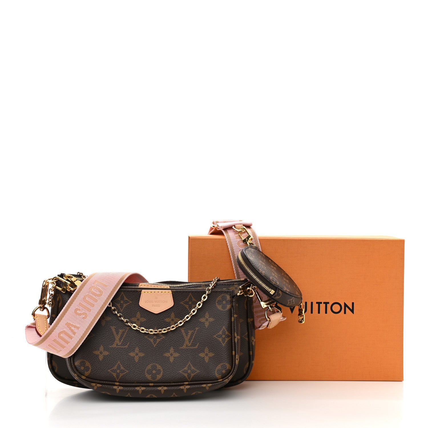 Louis Vuitton Monogram Multi Pochette Accessories Rose Clair 6 of 13