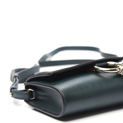 Chloe Suede Calfskin Mini Faye Shoulder Bag Intense Green 6 of 9