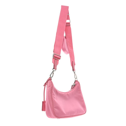 Prada Nylon Re-Edition 2005 Shoulder Bag Begonia 3 of 13