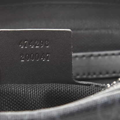 Gucci Soft GG Supreme Monogram Web Belt Bag Black Grey 7 of 10