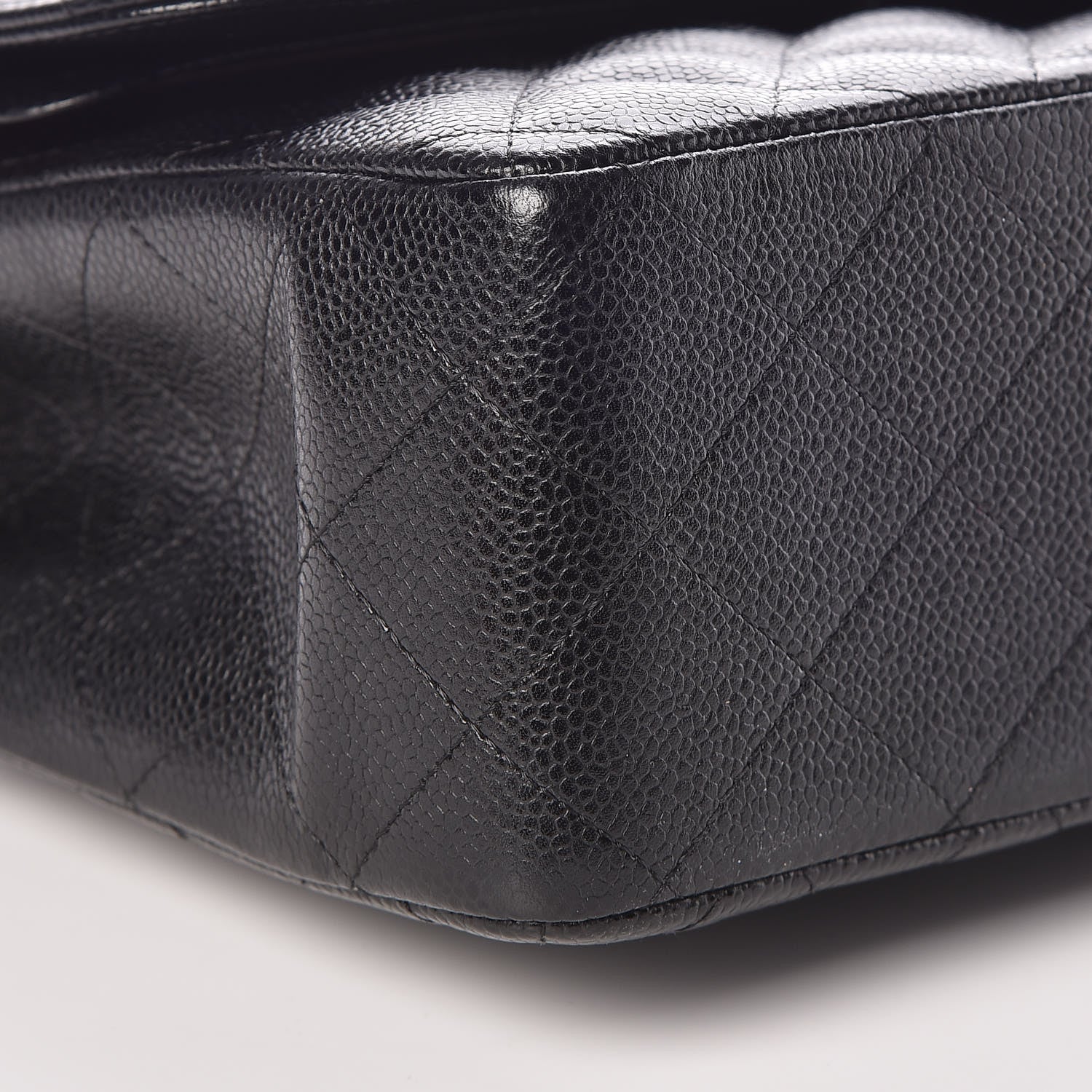 Chanel Caviar Quilted Jumbo Double Flap Black 8 of 10