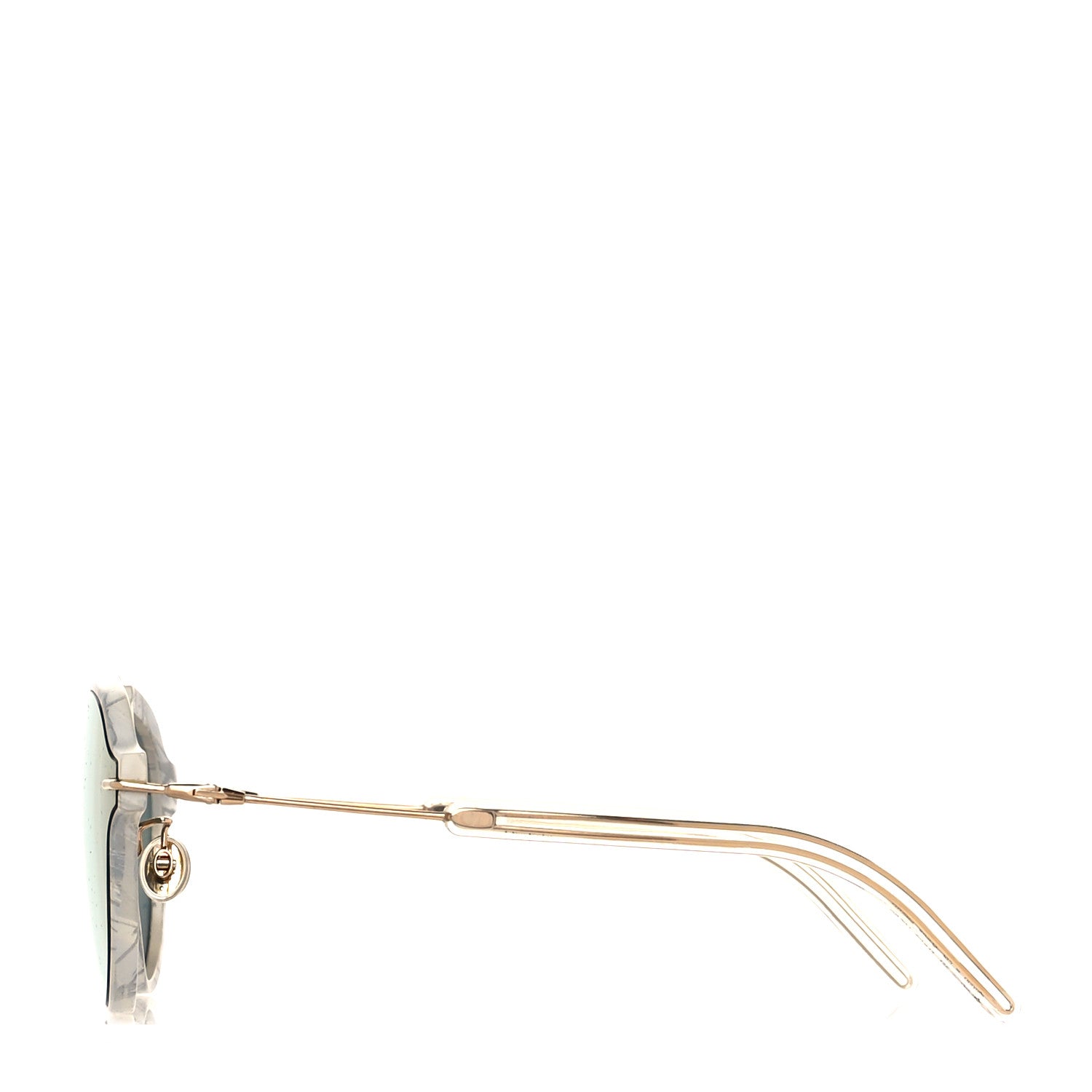 Christian Dior Round Eclat Sunglasses Pink Grey 3 of 7