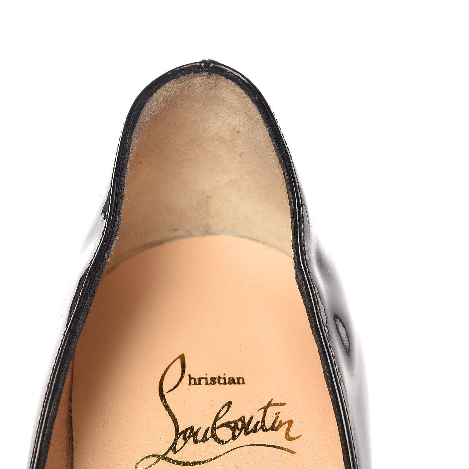 Christian Louboutin Patent Dorissima 100 Pumps 37 Black 10 of 13
