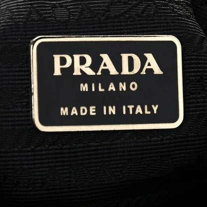 Prada Vitello Daino Shopping Tote Black 5 of 9
