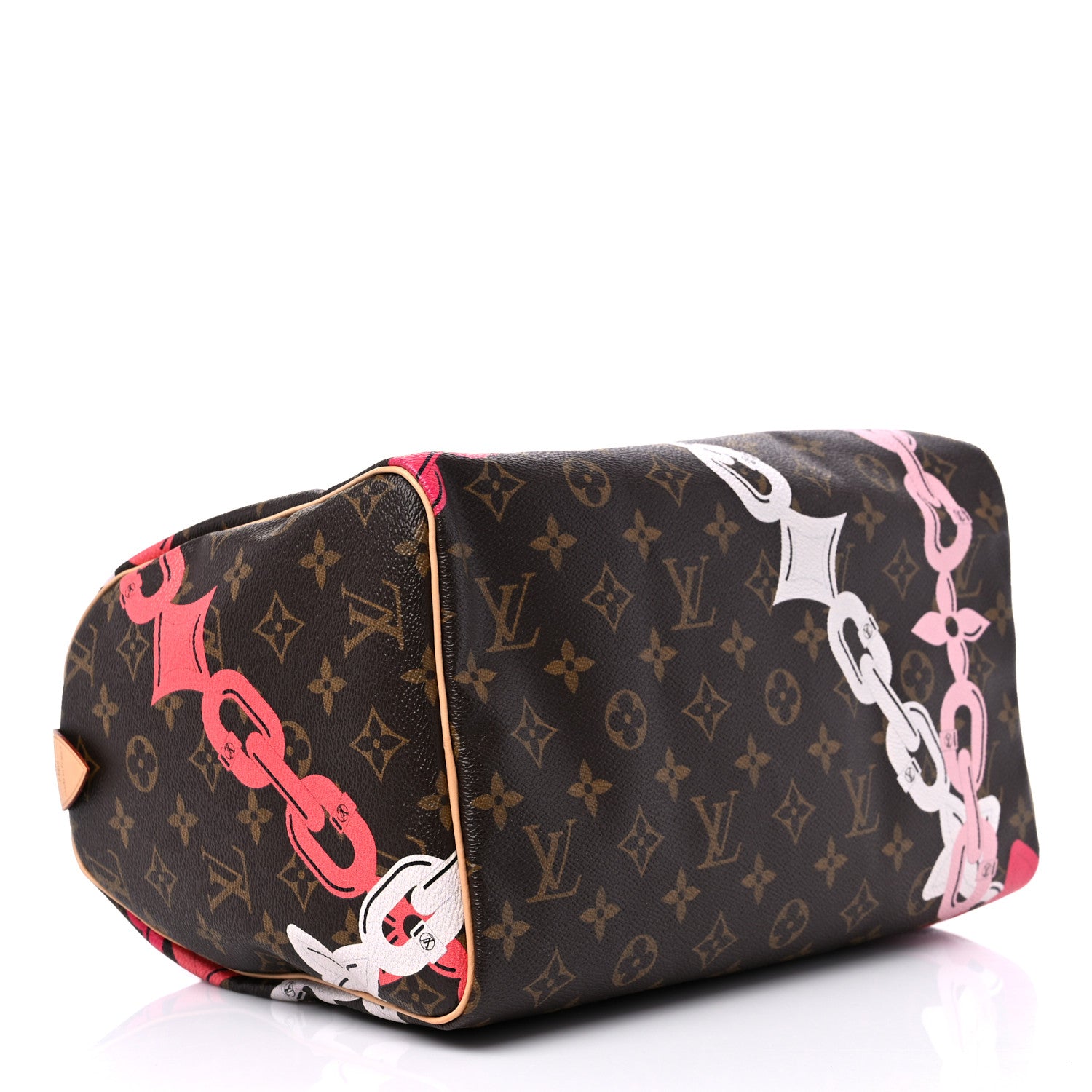 Louis Vuitton Monogram Bay Speedy 30 Rose Ballerine Poppy 4 of 9