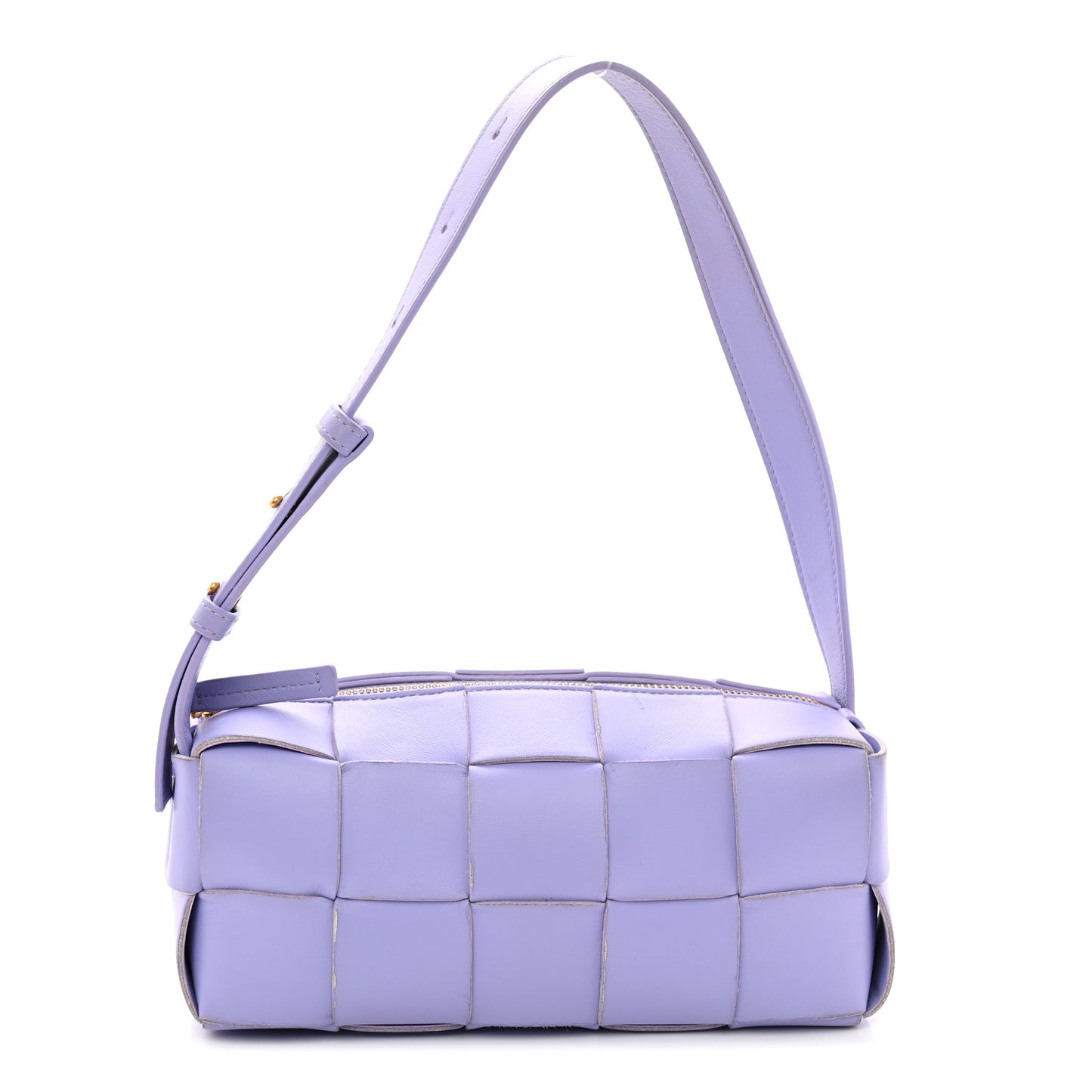 Lambskin Maxi Intrecciato Small Brick Cassette Bag Wisteria