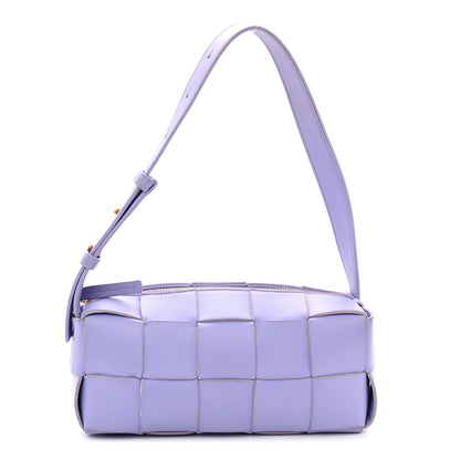 Bottega Veneta Lambskin Maxi Intrecciato Small Brick Cassette Bag Wisteria 1 of 11