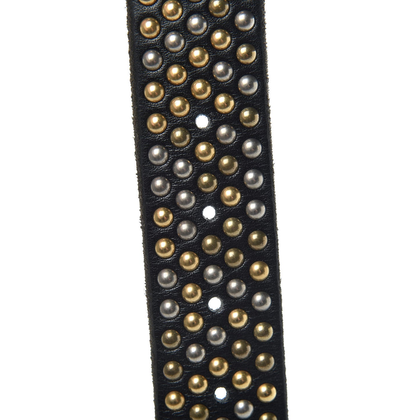 Calfskin Studded Feline Belt 85 34 Black