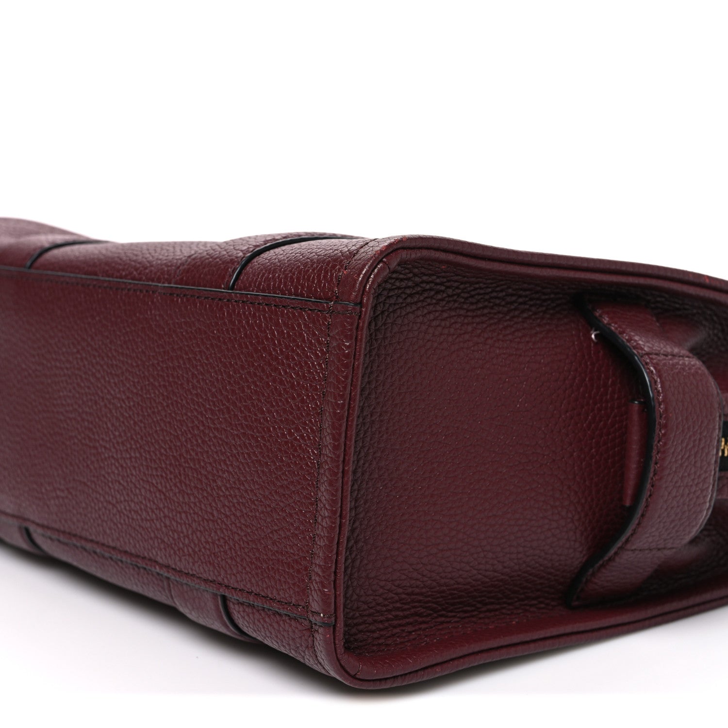 Marc Jacobs Grained Calfskin Small The Tote Bag Burgundy 10 of 10