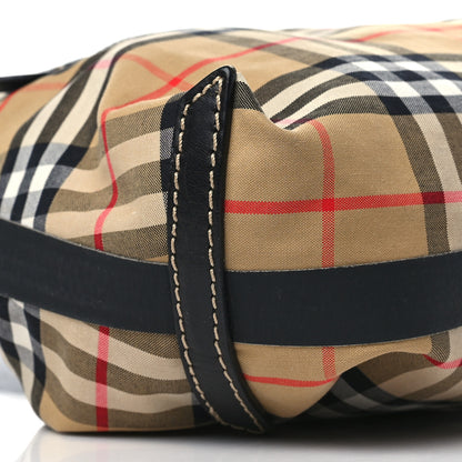Burberry Vintage Check Small Sailing Duffle Sling Bag Beige 9 of 9