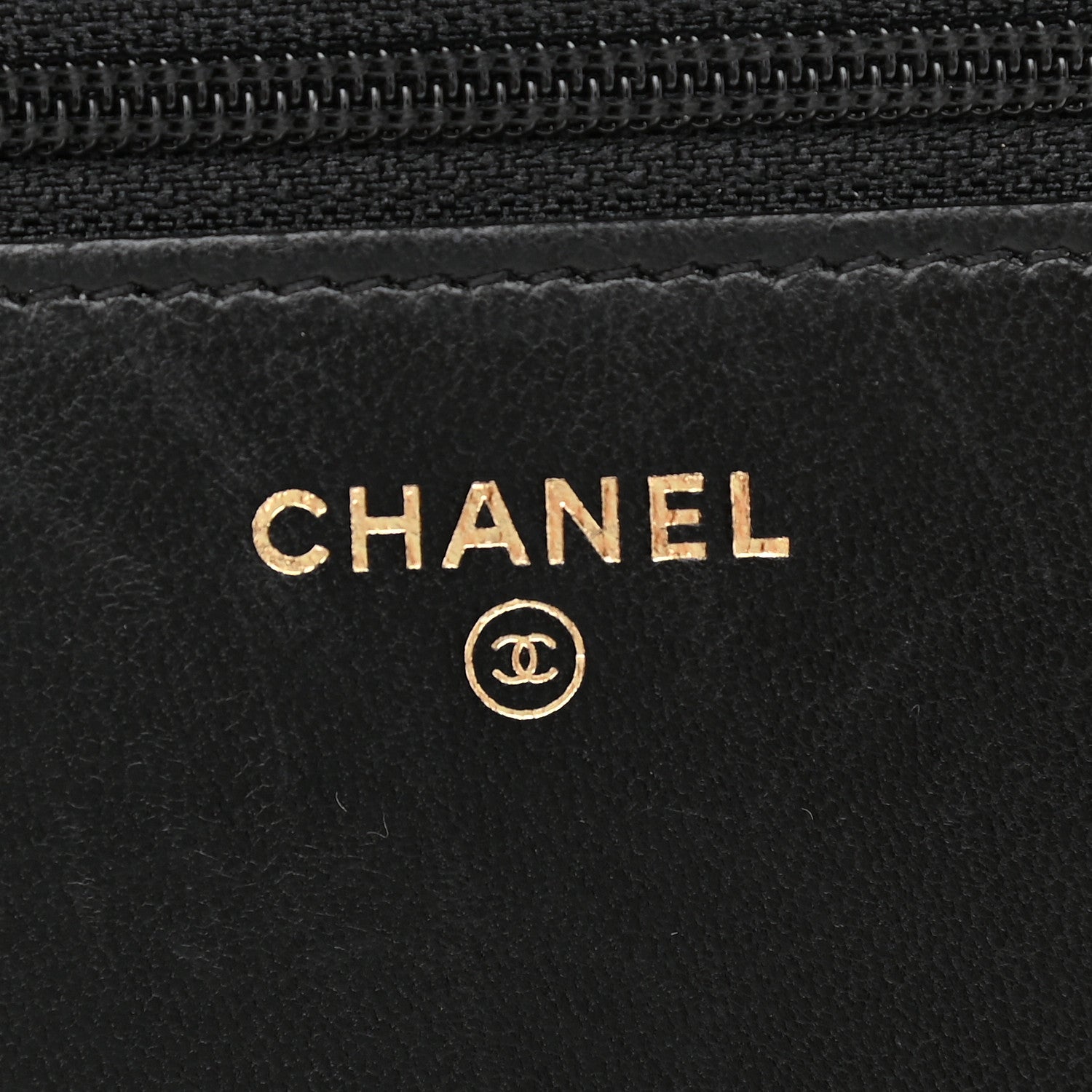 Chanel Lizard Calfskin Boy Wallet on Chain WOC Black 6 of 11