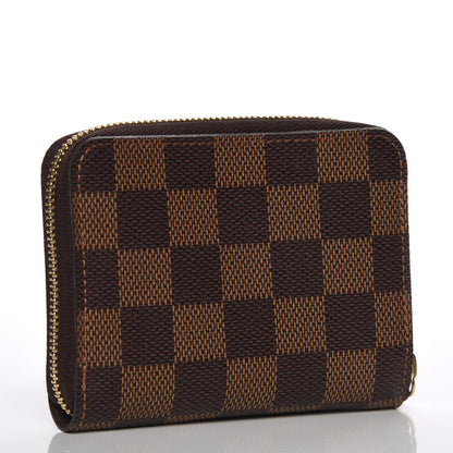 Louis Vuitton Damier Ebene Zippy Coin Purse 3 of 8