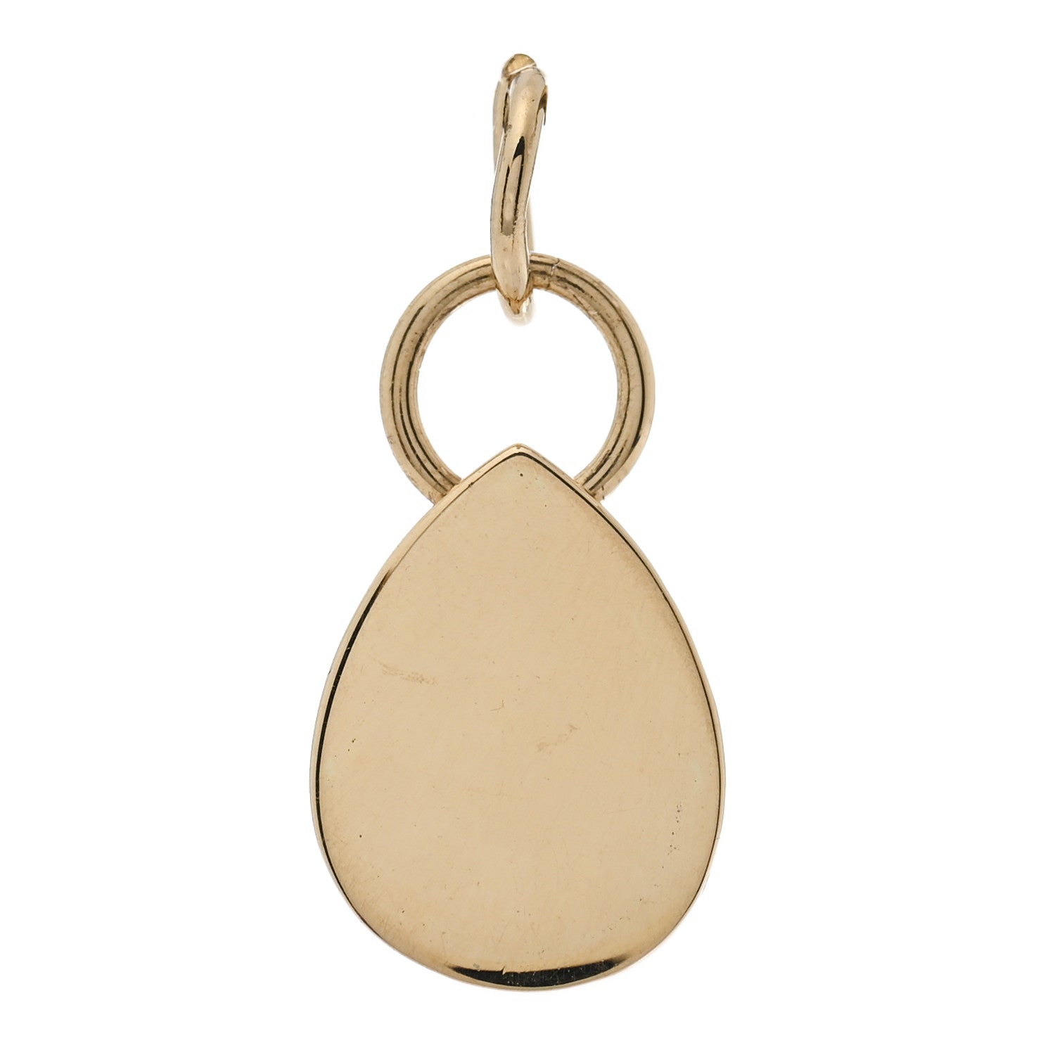 Foundrae 18K Yellow Gold Diamond Teardrop Pendant 3 of 4