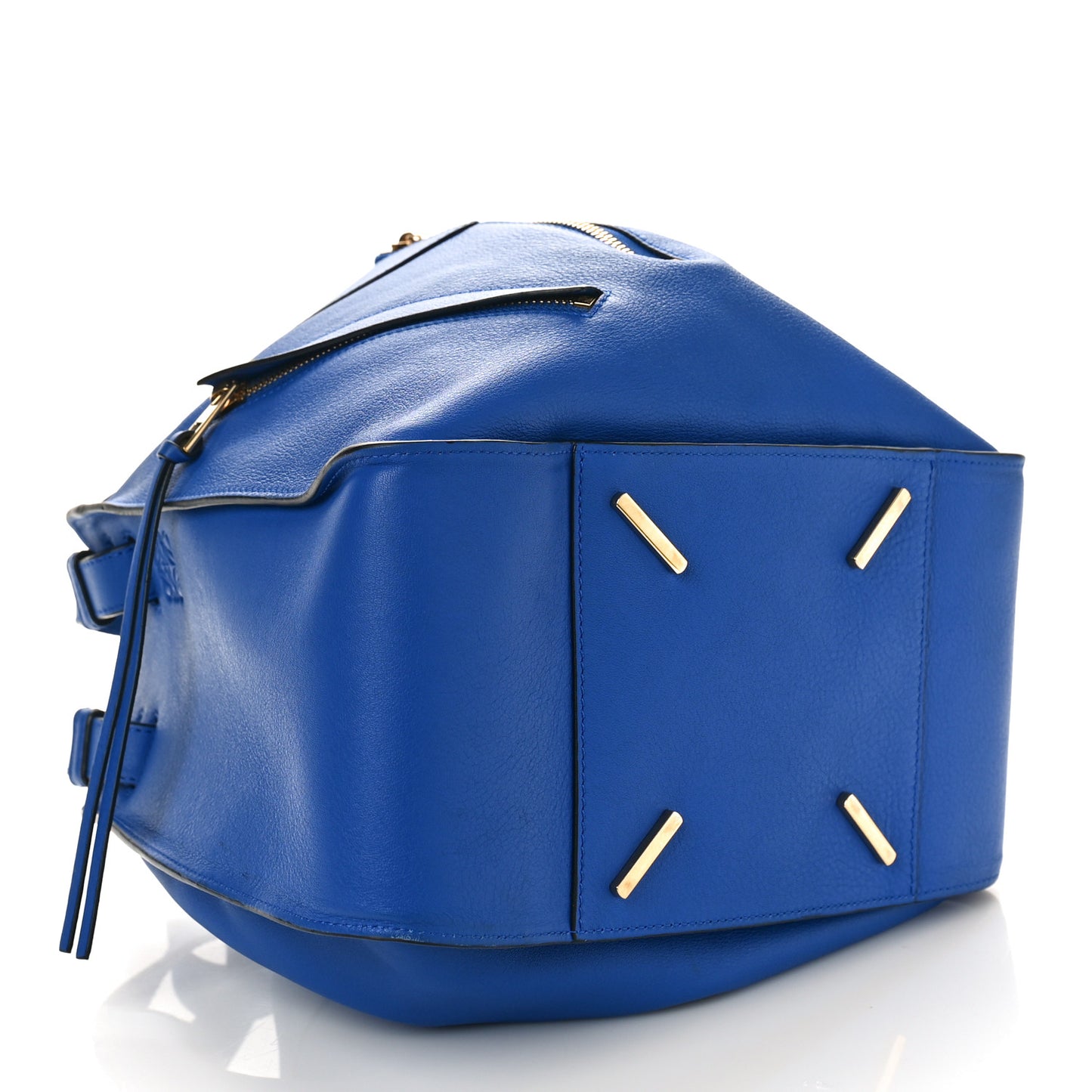 Calfskin Small Hammock Shoulder Bag Blue