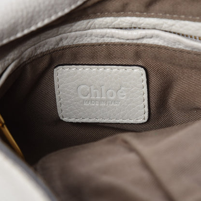 Chloe Calfskin Medium Marcie Top Handle Bag Dove 6 of 8
