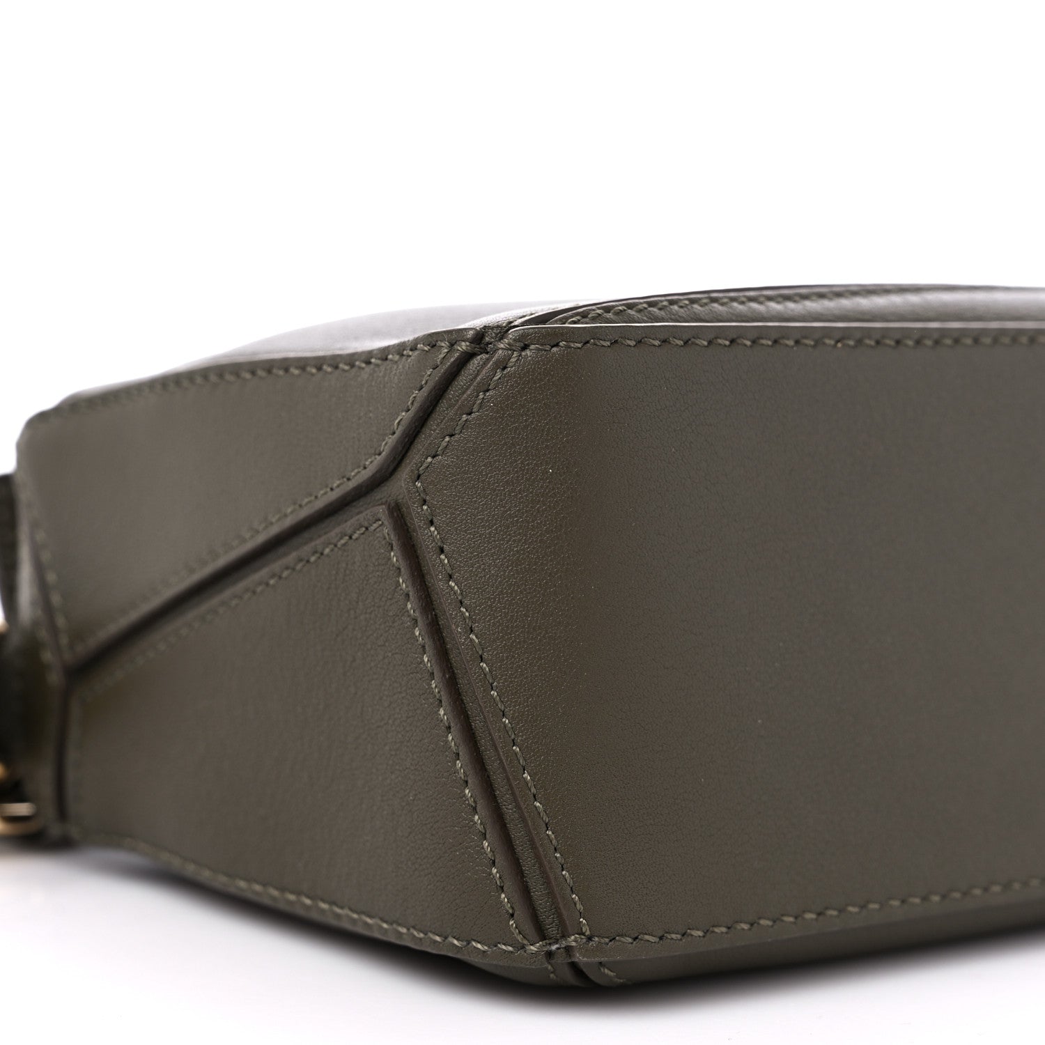 Loewe Calfskin Mini Puzzle Bag Khaki Green 7 of 8