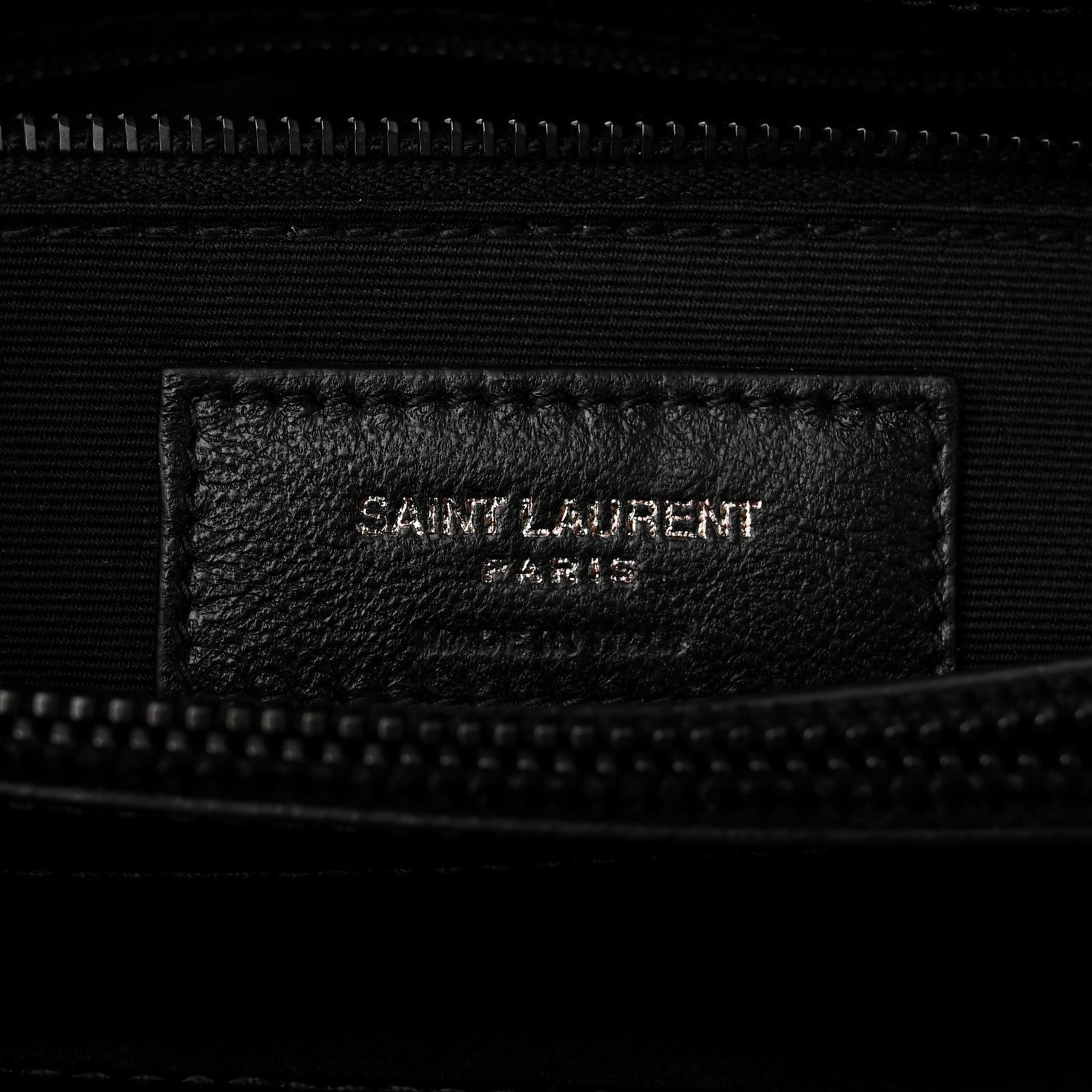 Saint Laurent Calfskin Y Quilted Monogram Monochrome Medium Loulou Chain Satchel Black 6 of 10
