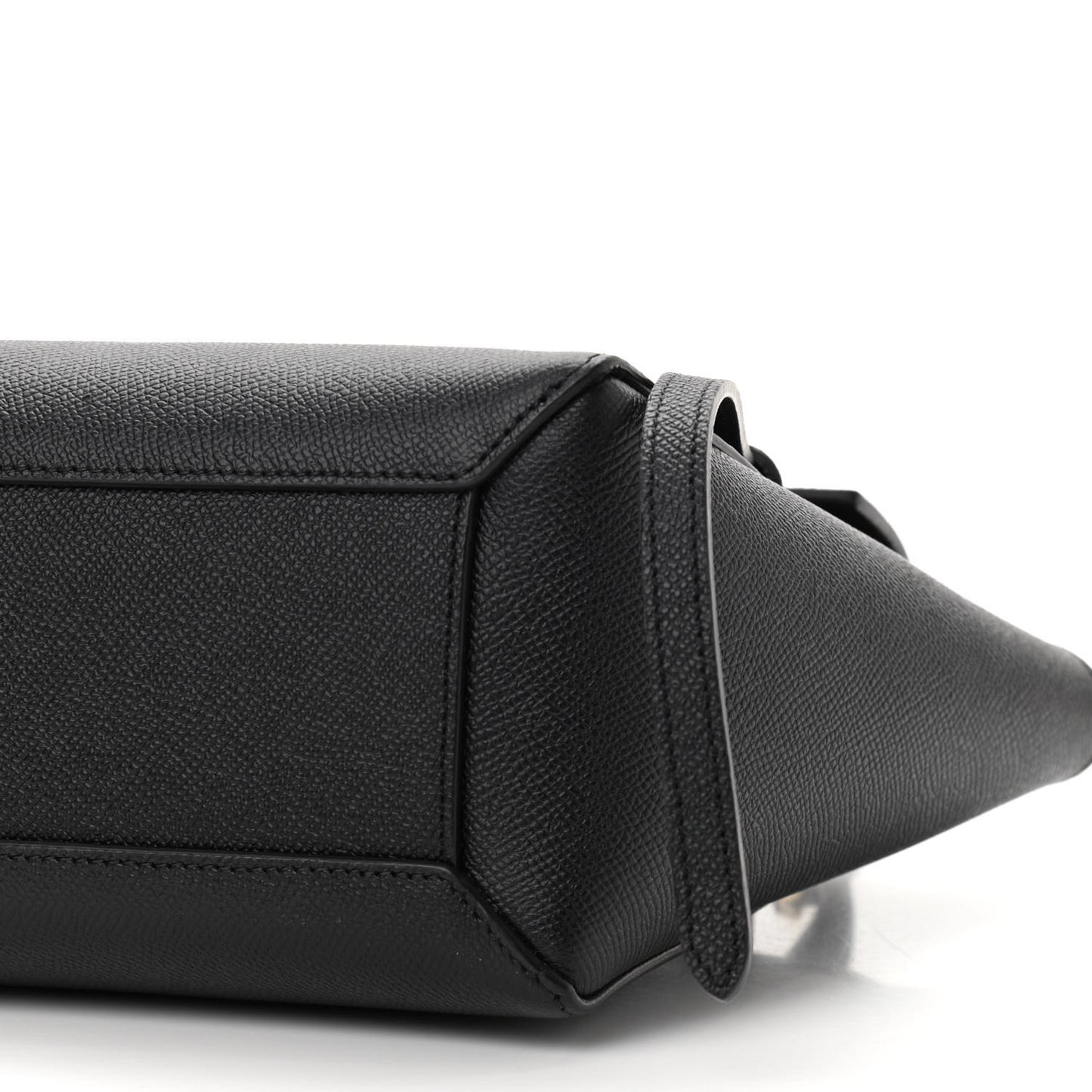 Grained Calfskin Nano Belt Bag Black