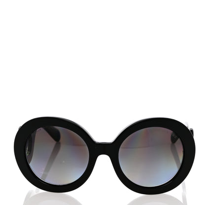 Prada Baroque Sunglasses SPR 27N Black 2 of 8